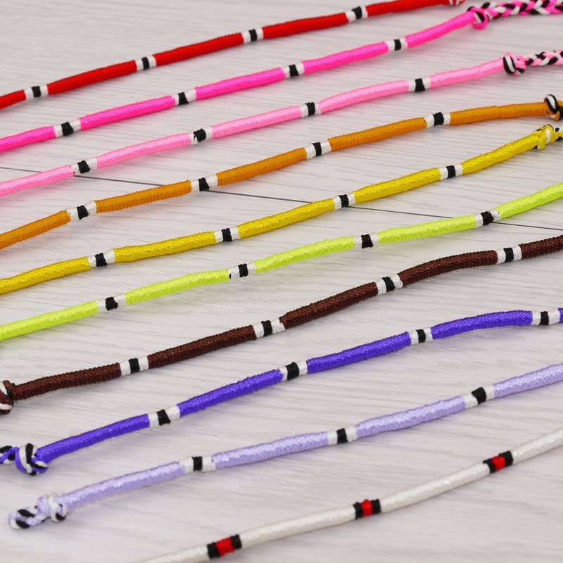 噗妃糖-纯手工编织 幸运手环 冲浪脚环 脚绳A - 编织/刺绣/羊毛毡/裁缝 - 其他材质 