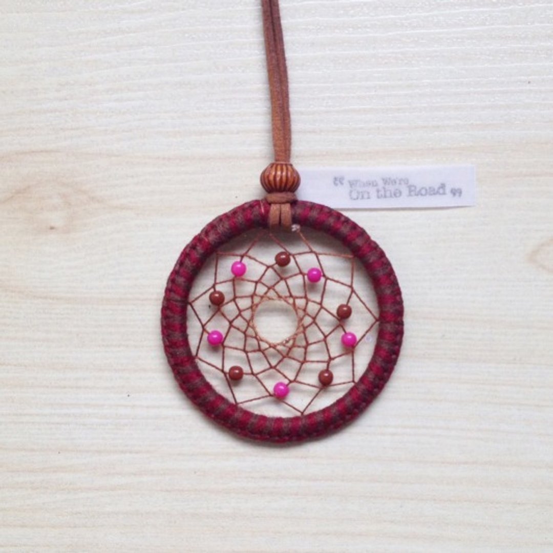 【DreamCatcher．捕梦网项链】初心 - 项链 - 其他材质 红色