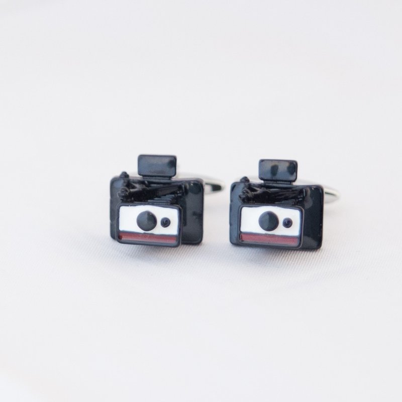 复古 古董相机袖扣 VINTAGE CAMERA CUFFLINKS - 袖扣 - 其他金属 