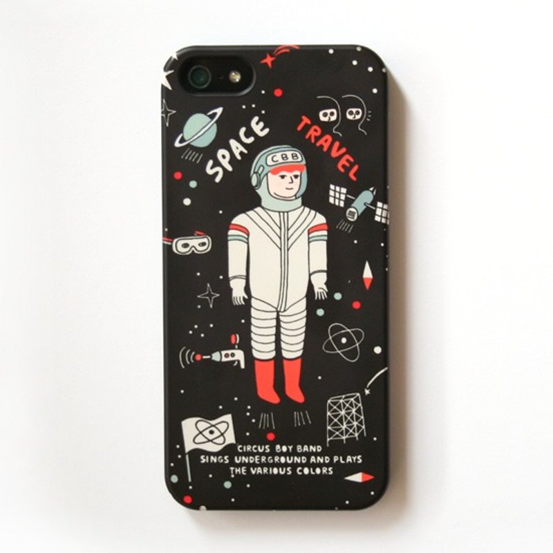 女孩寓所 :: CBB x iphone 5/5s 手机壳-spaceman - 其他 - 塑料 黑色