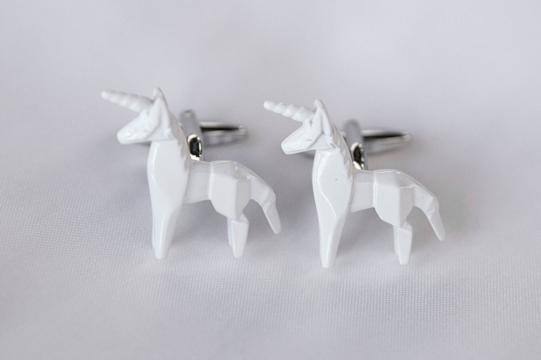 [LORRAINE'S CUFFLINK] 独角兽袖扣 Unicorn Cuffink - 袖扣 - 其他金属 