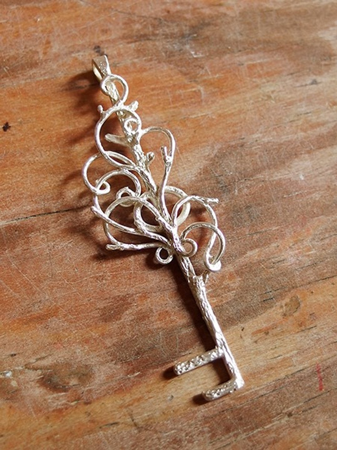 慢蔓 The Key 解钥系列  925银坠子 - 项链 - 其他金属 灰色