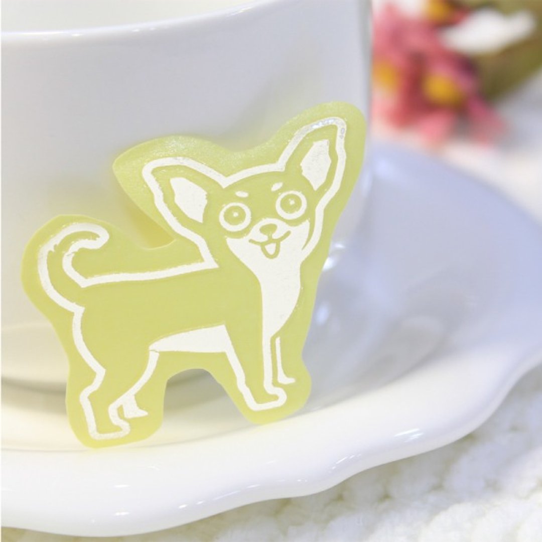 [反光宠物贴纸] 吉娃娃.萌犬出没.设计贴纸.毛孩礼物.NINKYPUP - 贴纸 - 纸 白色