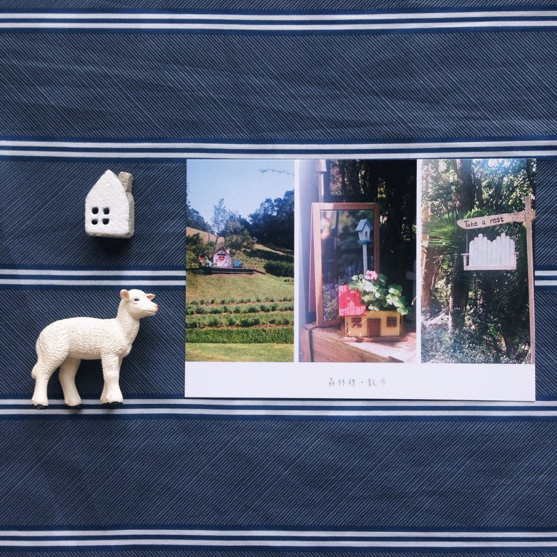 《散步．台湾》写真明信片 - 卡片/明信片 - 纸 多色