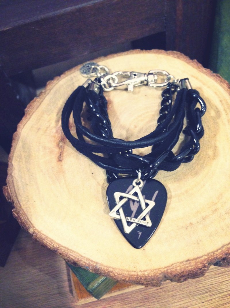 NEW NOISE 低调摇滚手链 - 手链/手环 - 其他金属 黑色