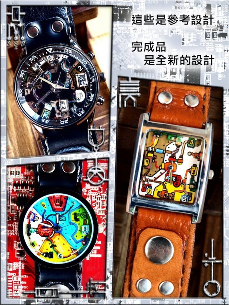 订造Electronic系列表面手表   情人节 礼物 - 其他 - 真皮 多色