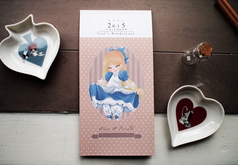 ZoeL * 2015Alice年历本组 * 原创插画本 - 年历/台历 - 纸 橘色