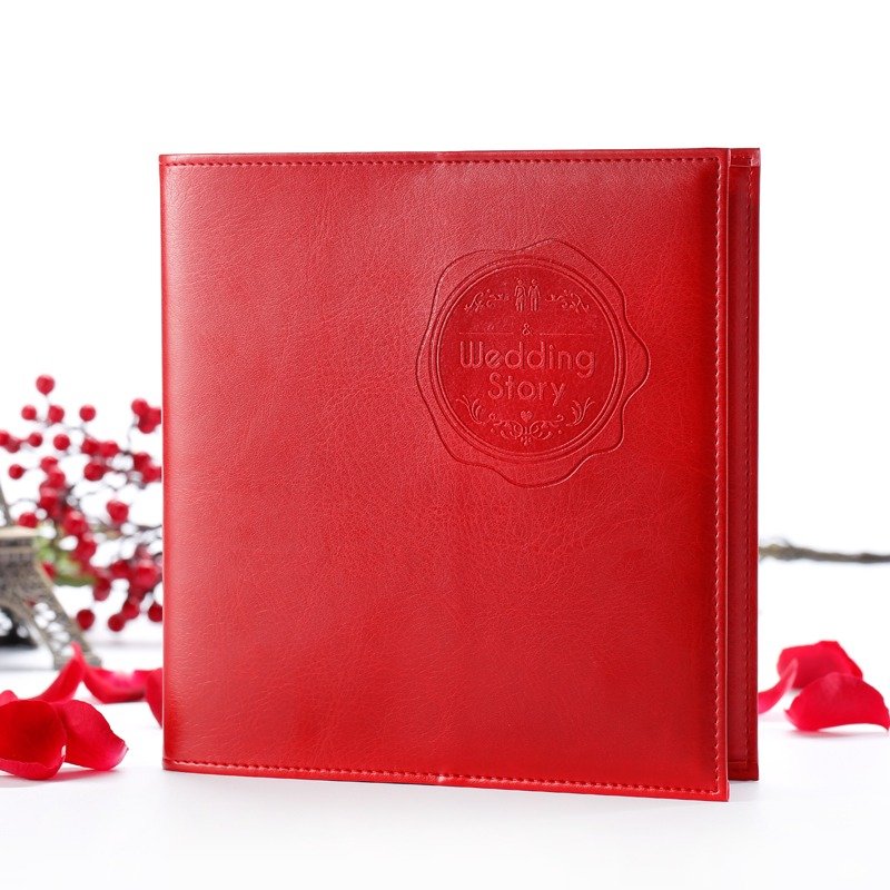 Wedding funs 我的结婚手札 - 皮革经典版 - 喜帖 - 纸 多色