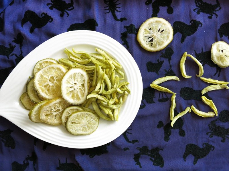 幸福果铺-繁星点点水果干超值重量双享包（柠檬、情人果） - 水果干 - 纸 蓝色