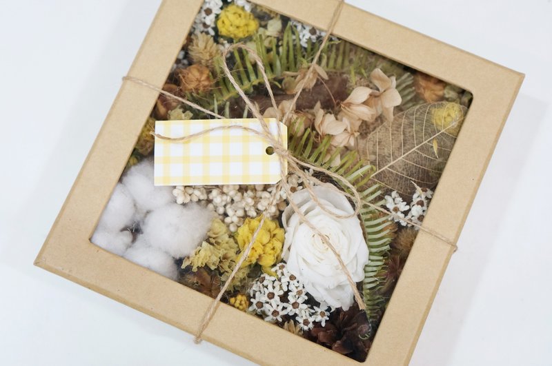 夏日清新。永生白玫瑰花礼 - 植栽 - 植物．花 白色