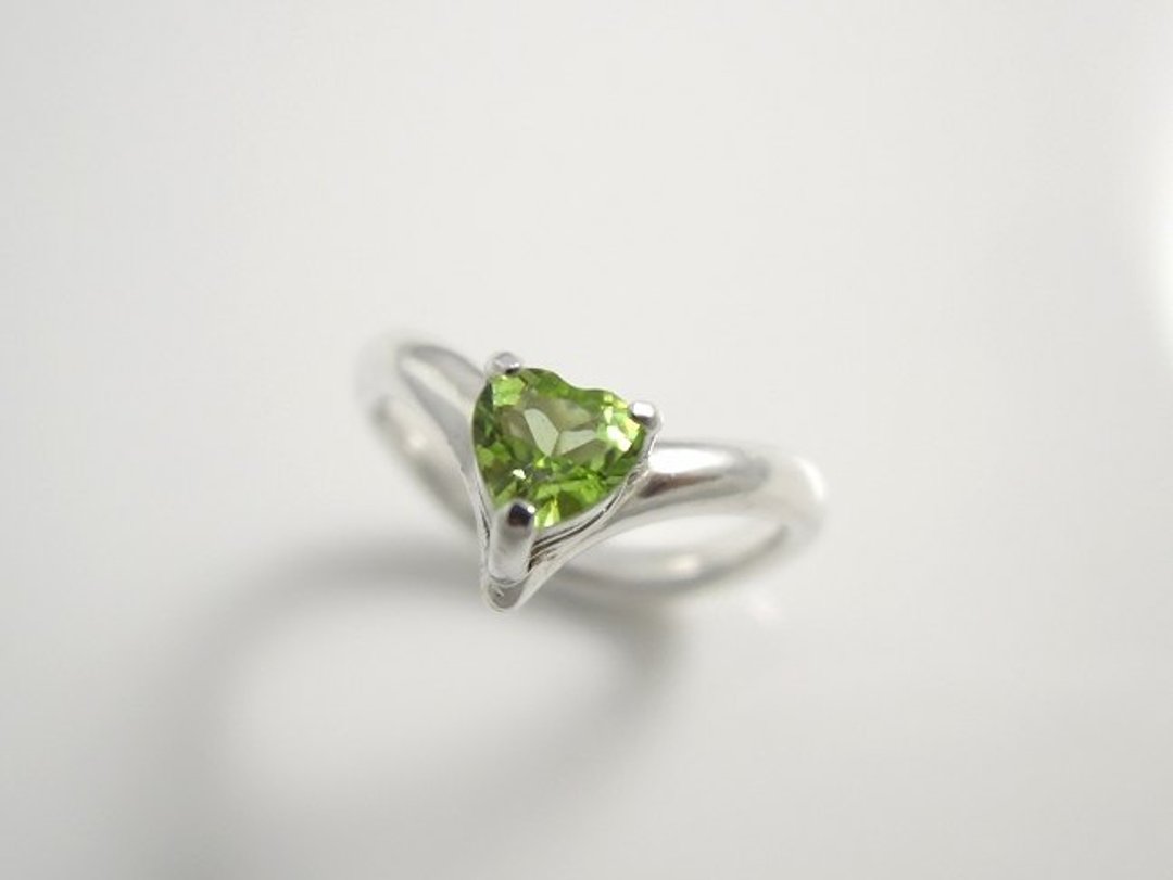 Marry me - 纯银宝石戒指 - 戒指 - 宝石 绿色