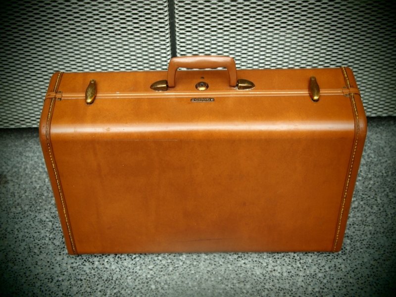 1950 Samsonite 21寸 古董行李箱 - 行李箱/行李箱保护套 - 其他材质 咖啡色