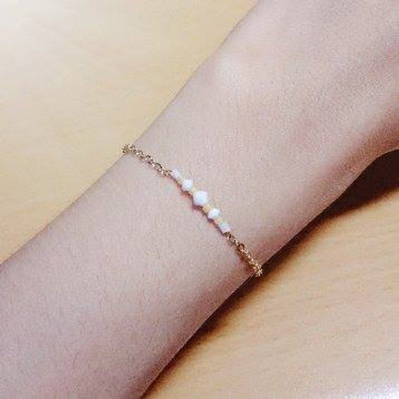 /即将售完/ #Copious 极细系列- [New] Swarovski施华洛世奇蛋白石气质极细手链 - 手链/手环 - 其他金属 