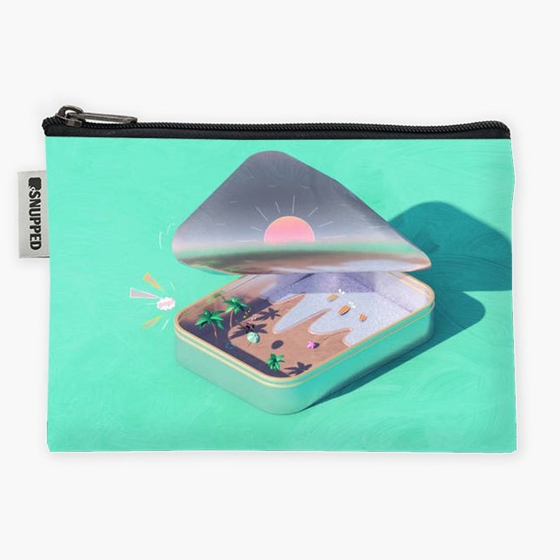 Snupped Zipper - 防水收纳包 - Beach in a Can - 化妆包/杂物包 - 防水材质 