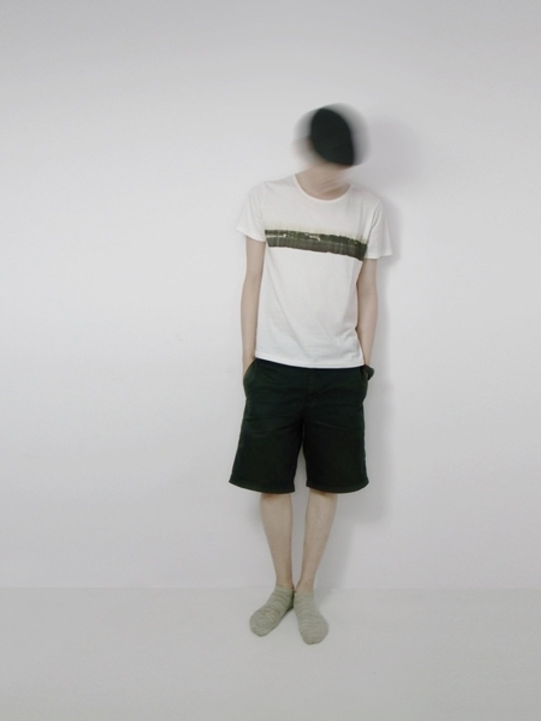 I . A . N Design 片段风景  有机棉短袖T Organic Cotton - 中性连帽卫衣/T 恤 - 棉 白色