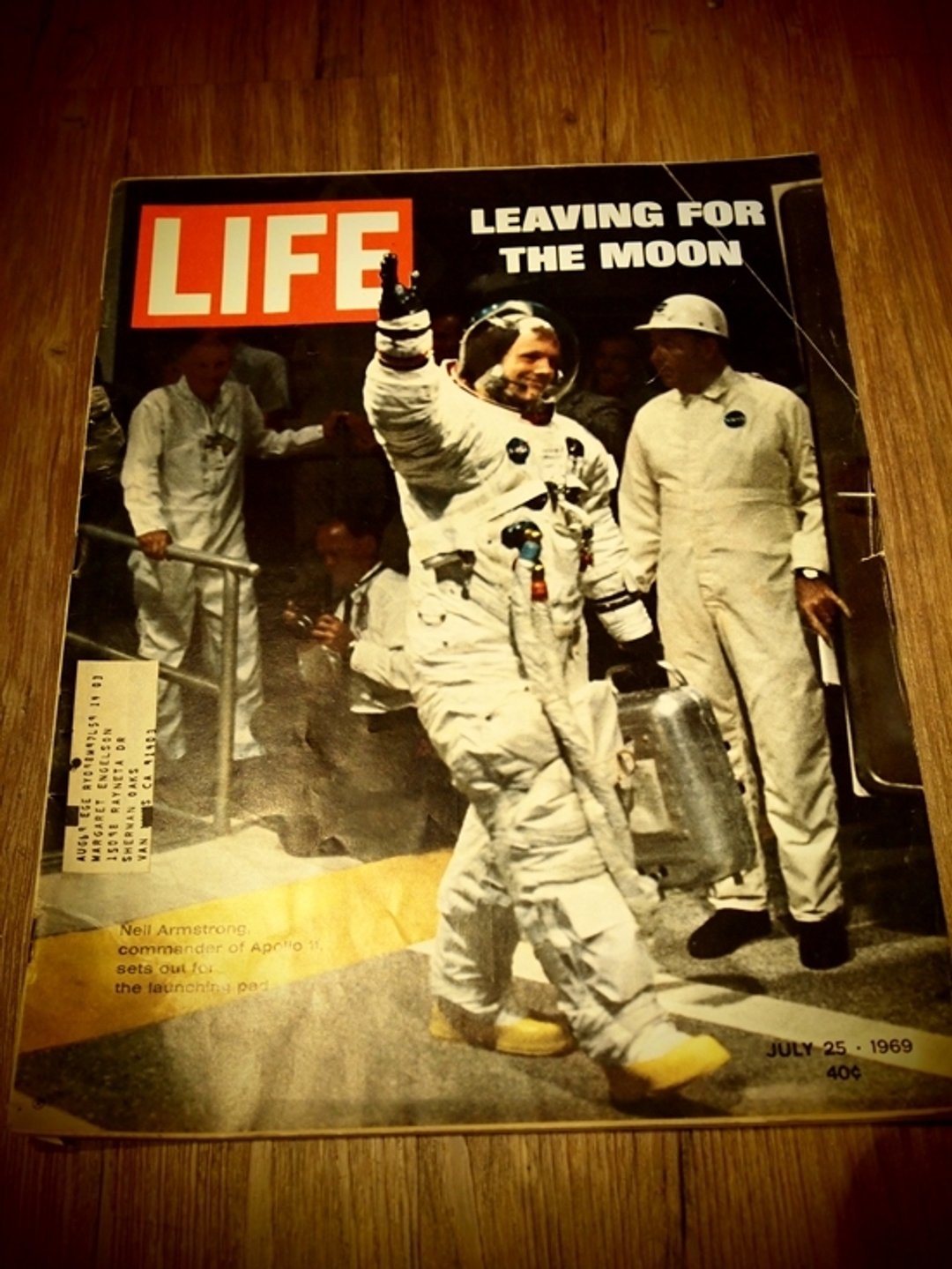 1969年7/25 LIFE 老牌杂志 登陆月球 - 刊物/书籍 - 其他材质 黑色