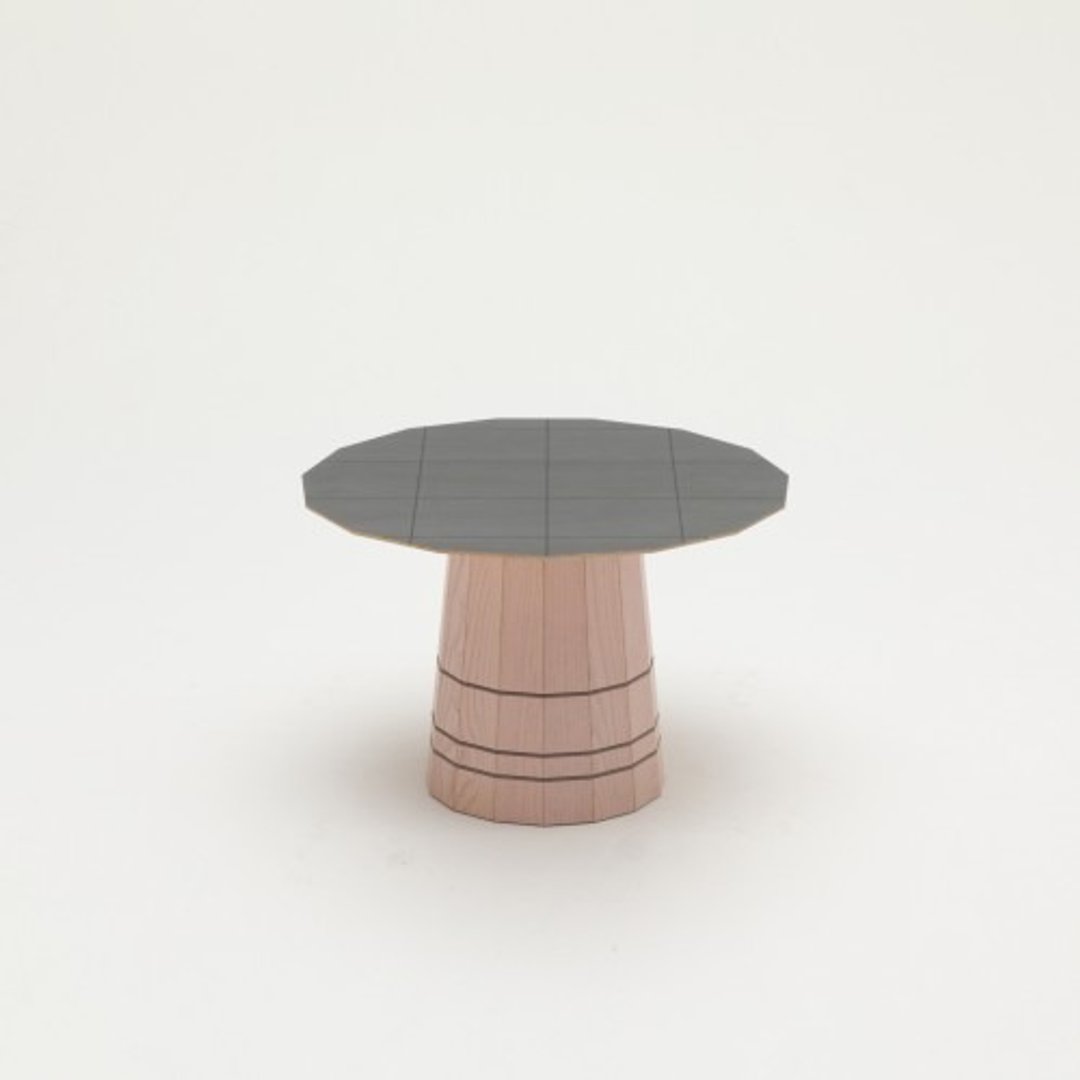 Colour Wood 深灰咖啡桌 M | Karimoku New Standard - 其他家具 - 木头 灰色