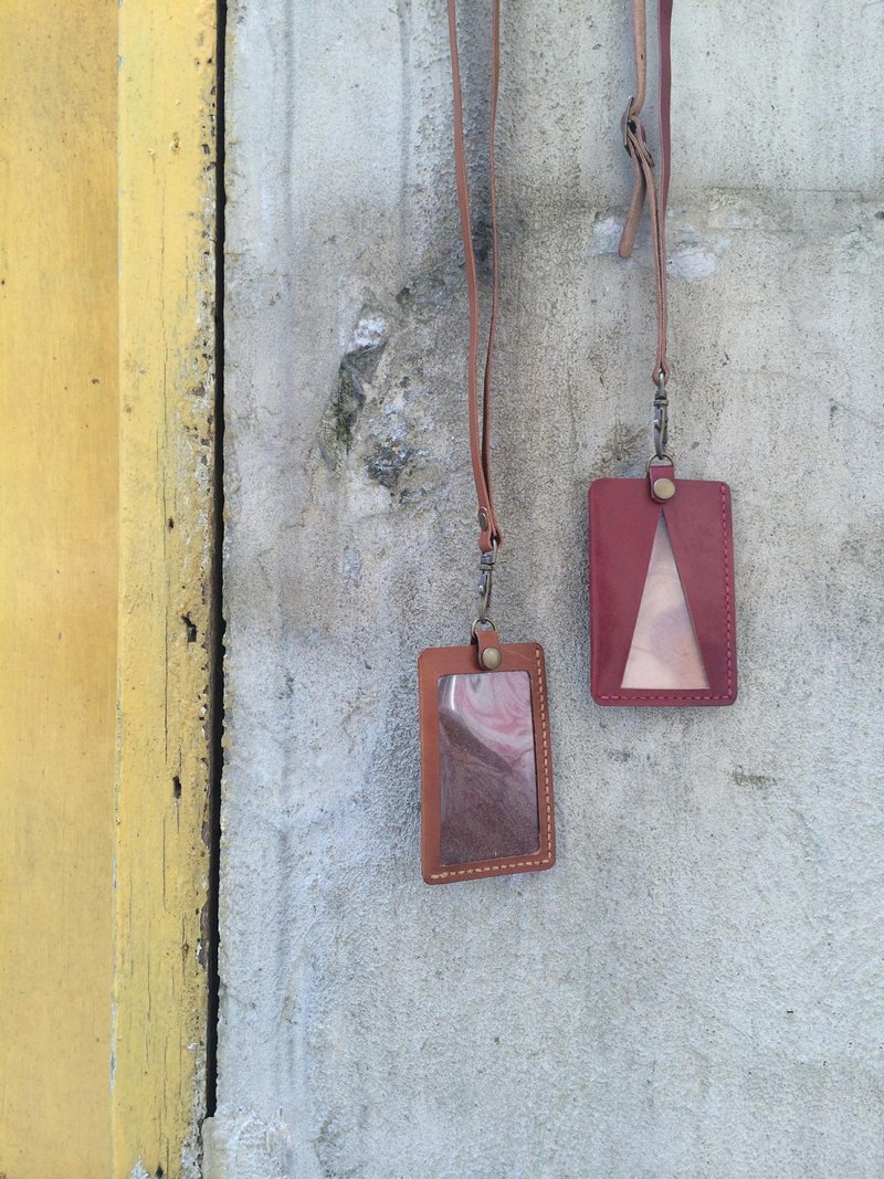 cottontail // 手工皮革证件夹 - 证件套/卡套 - 真皮 咖啡色