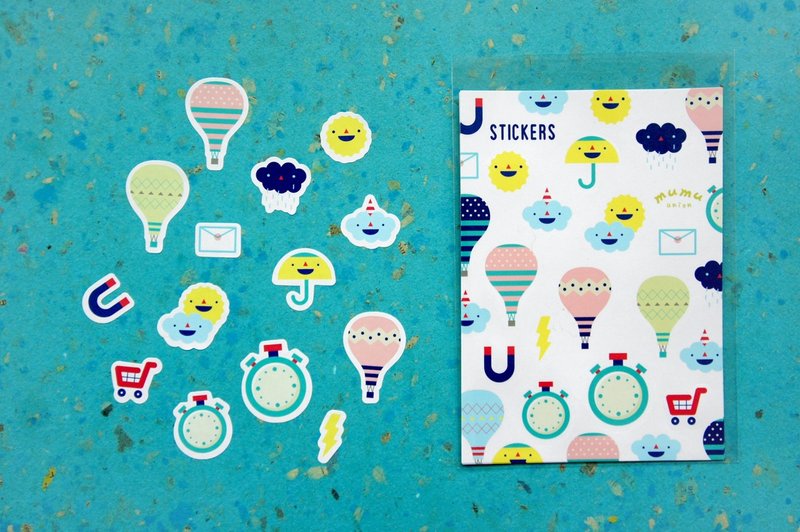 mumu手帐专用贴纸：日常生活款 - 贴纸 - 纸 