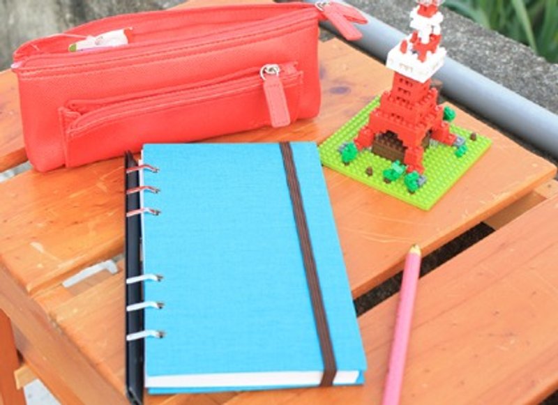 B6/32K 6孔滑动夹万用手册/自填式日志笔记 - 笔记本/手帐 - 纸 多色