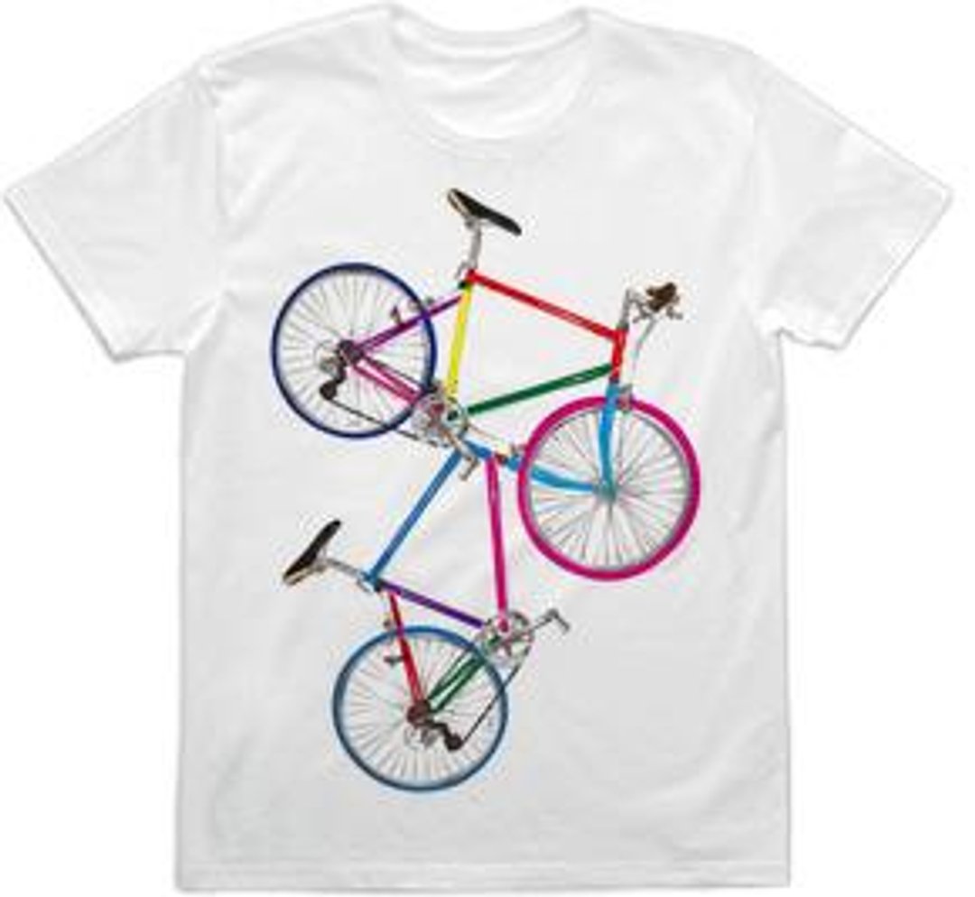 Color bicycle (4.3oz) - 男装上衣/T 恤 - 其他材质 