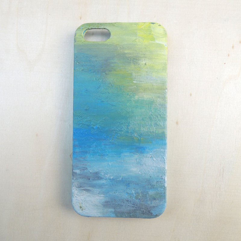 〔手绘手机壳smartphone case：海南岛的天空 Hainan Island Sky：手绘Hand-painted〕 - 手机壳/手机套 - 塑料 绿色