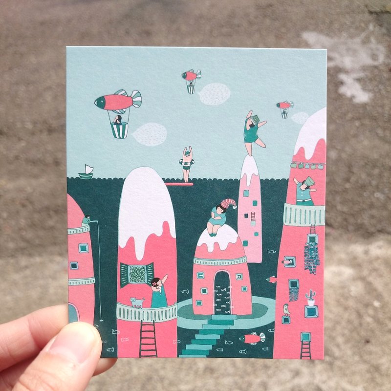 小卡-Relax - 卡片/明信片 - 纸 多色