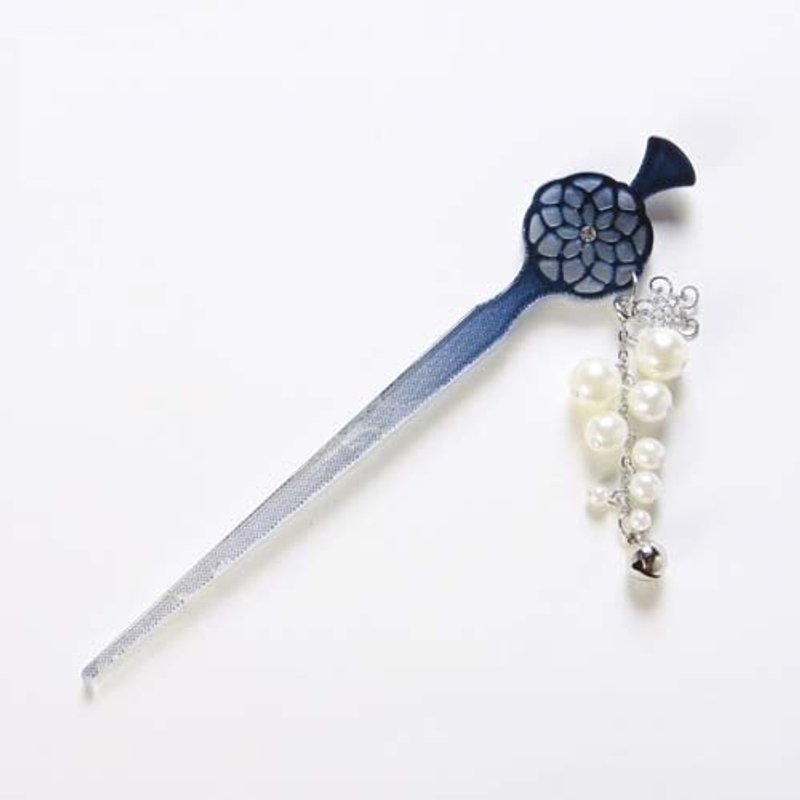 藕遇,渐层金葱,发簪,发钗-蓝 - 发饰 - 压克力 蓝色