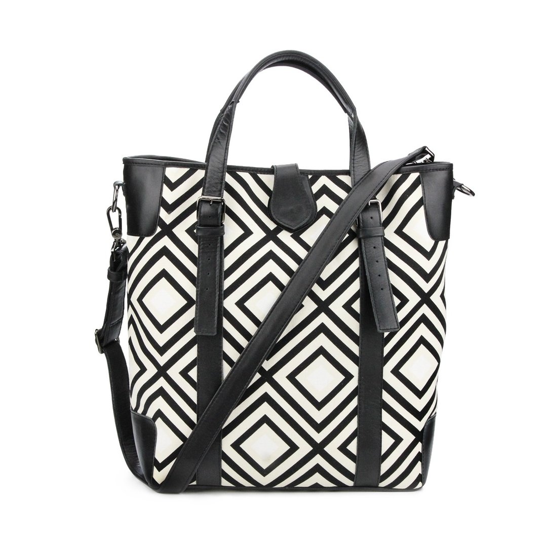 Geometry Tote Bag - 侧背包/斜挎包 - 棉 多色