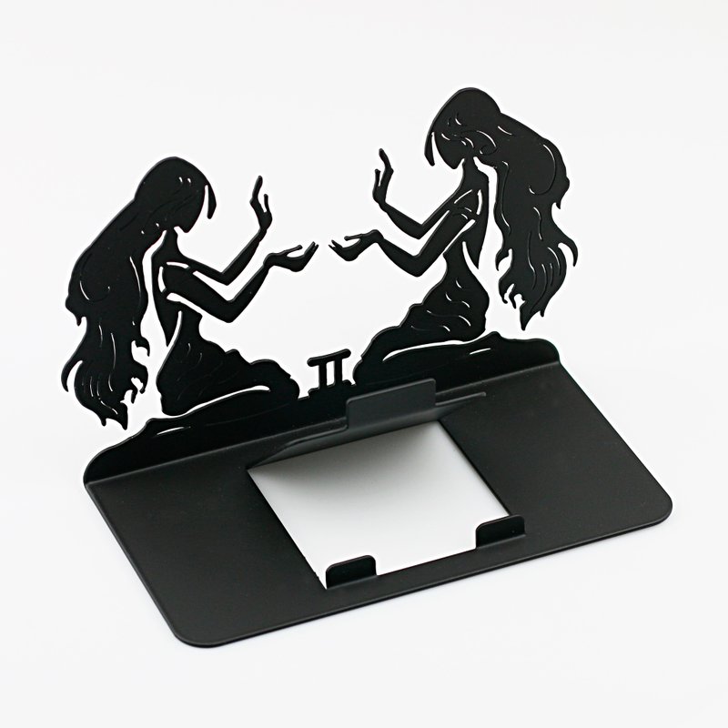 【OPUS东齐金工】星座系列手机座/生日礼物/女生实用/双子座/特卖 - 手机座/防尘塞 - 其他金属 黑色