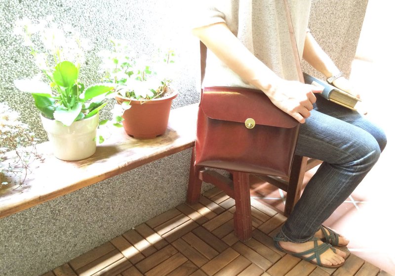 小清新侧背包 - 侧背包/斜挎包 - 真皮 