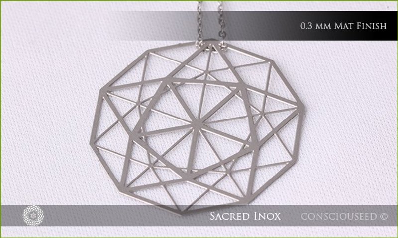 盖亚的网络 Gaia’s Grid - 项链 - 其他金属 灰色