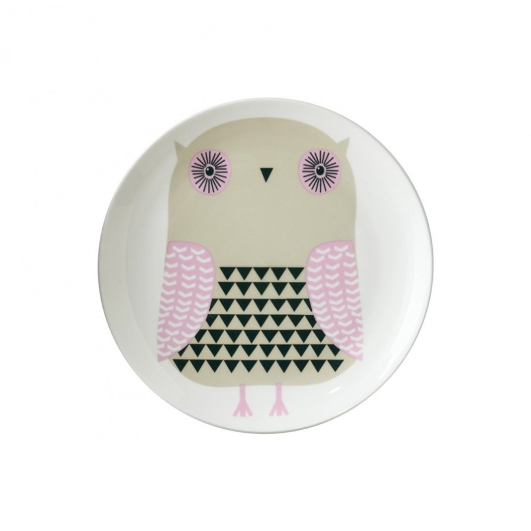 Owl 骨瓷餐盘 | Donna Wilson - 盘子/餐盘/盘架 - 瓷 白色