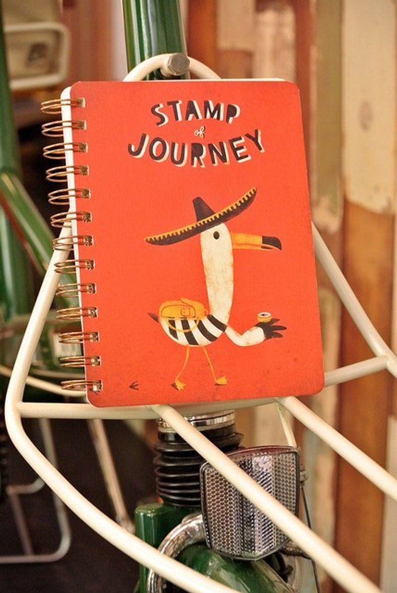 STAMP of Journey 集章本-海鸥先生 ▲绝版品▲ - 笔记本/手帐 - 纸 橘色