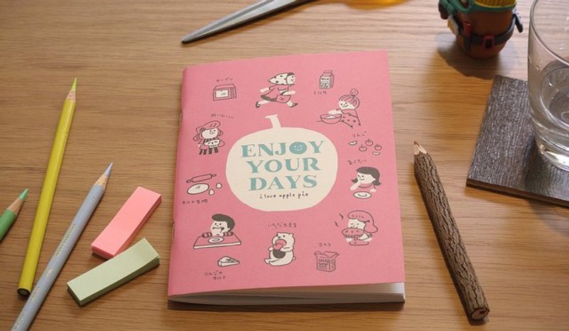 FREE Note 自由自在笔记本-B6[桃红/苹果派] - 笔记本/手帐 - 纸 红色