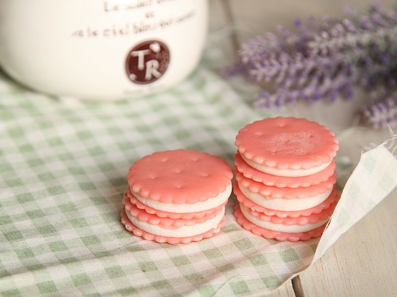 草莓饼干 旅行皂/制作困难。限量发行/请确认尺寸后再下标喔~~ - 洗手用品 - 植物．花 粉红色