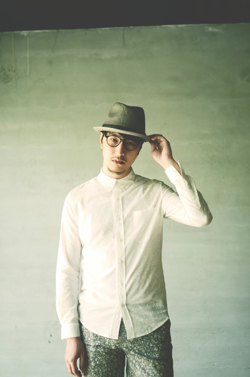 Machismo-白印花衬衫 - 男装衬衫 - 其他材质 白色