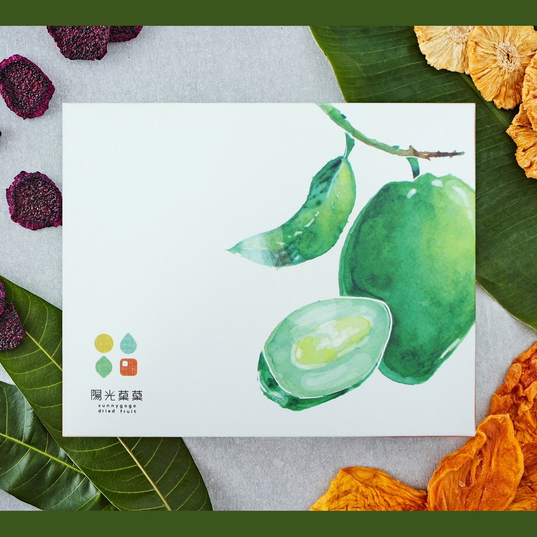 【阳光果果】经典五入果干礼盒 - 水果干 - 纸 