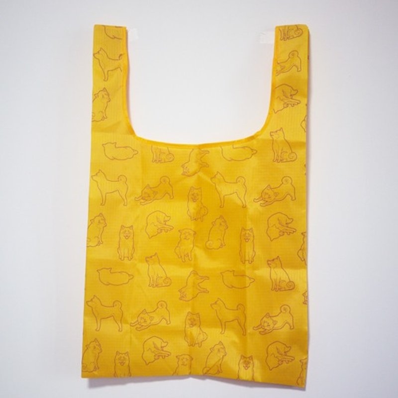 仓屋原创guraya 柴犬环保防水购物袋 - 化妆包/杂物包 - 防水材质 黄色