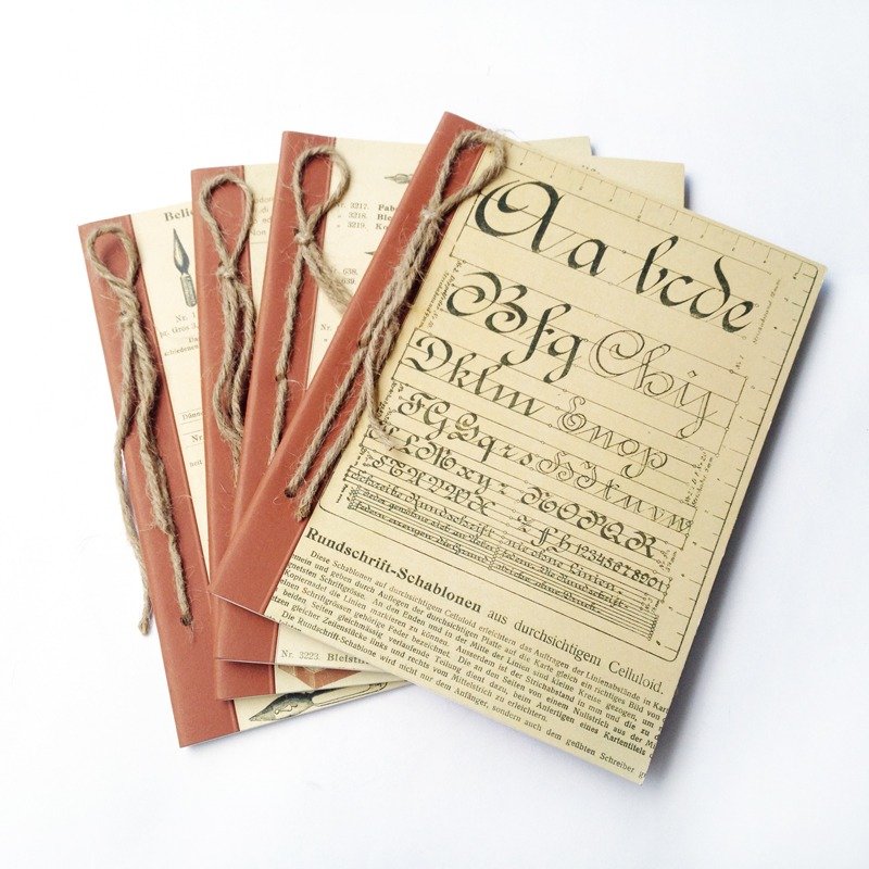 意大利欧式手工复刻笔记本 | Francesco Rubinato - 笔记本/手帐 - 纸 卡其色