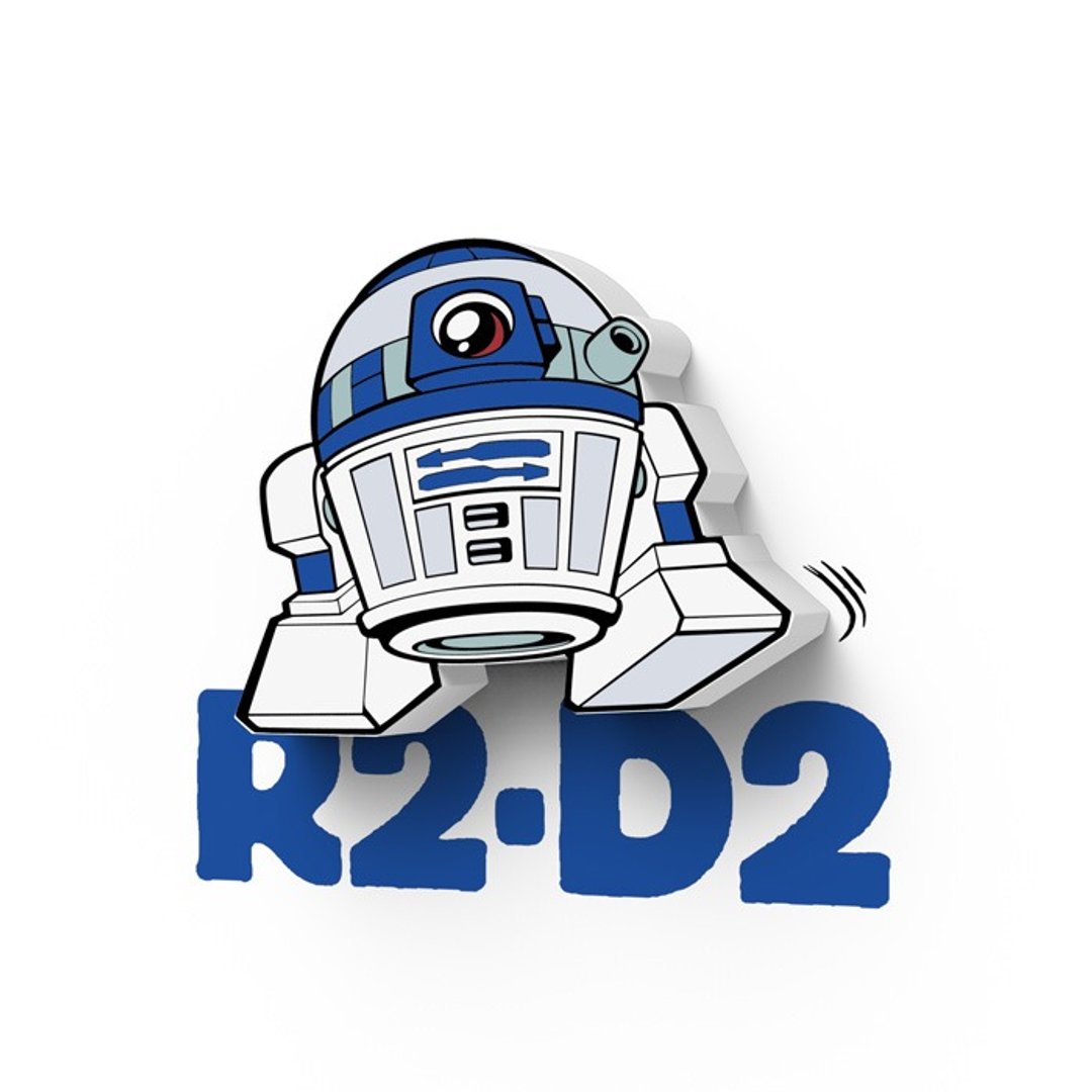 3D Light FX - Star Wars EP7 Mini Series R2-D2 - 3D立体迷你灯 星际大战EP7系列 R2/D2 - 灯具/灯饰 - 塑料 蓝色
