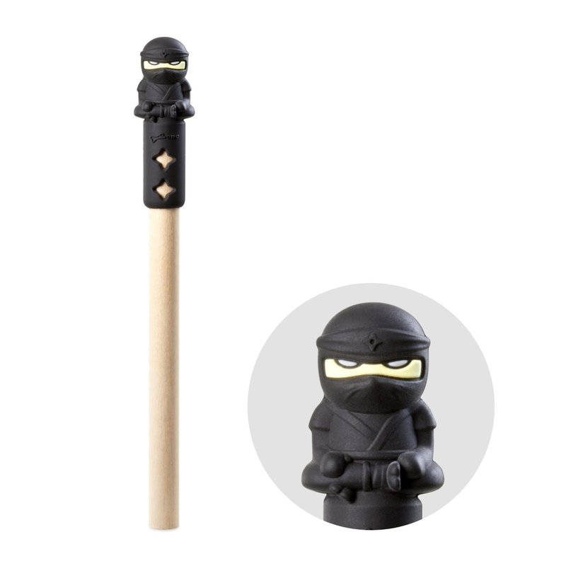 Ninja Stylus Pen Cap 忍者造型触控笔套 - 其他 - 硅胶 黑色