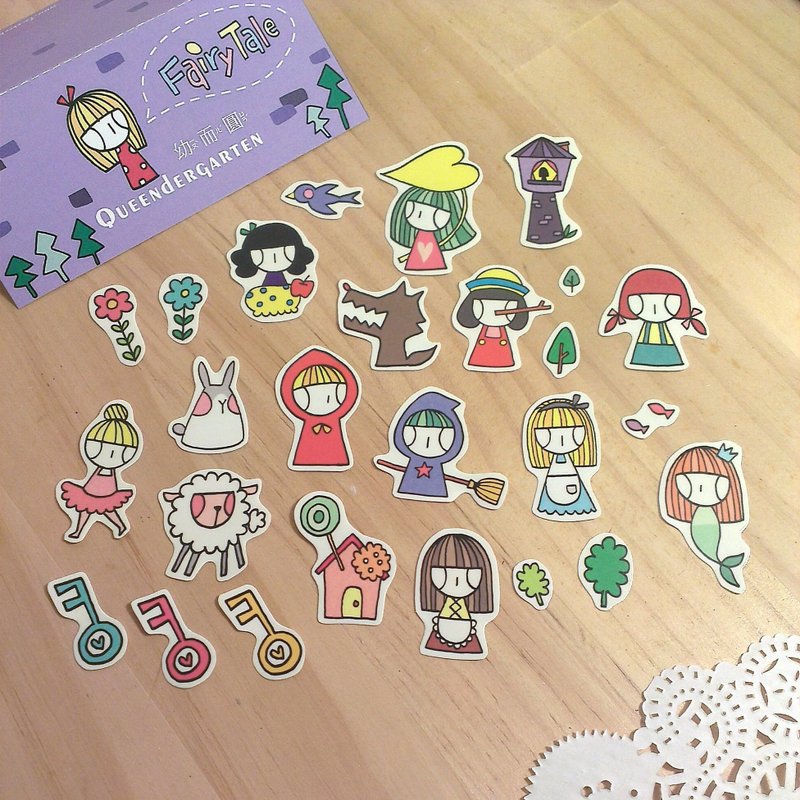 童话故事_透明贴纸 - 贴纸 - 防水材质 多色