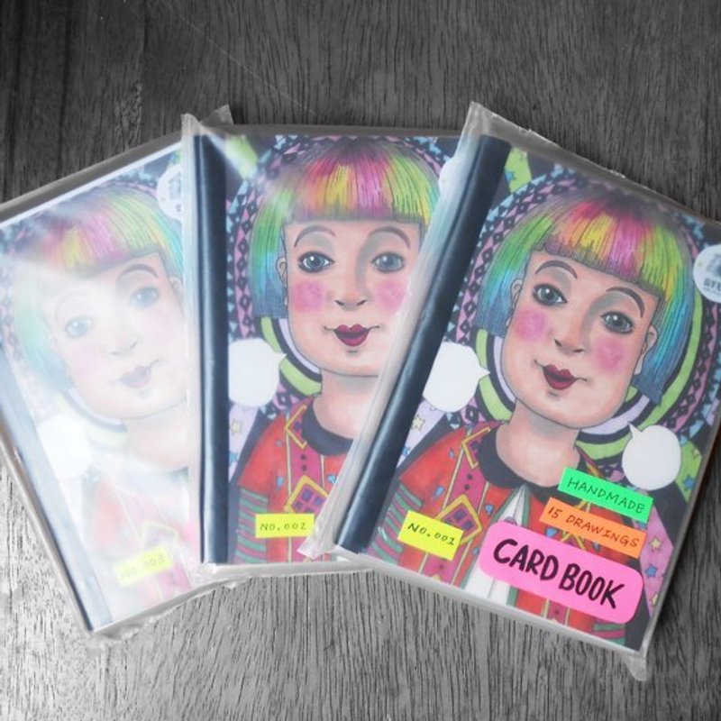 CARD BOOK 手工卡片书 - 卡片/明信片 - 纸 多色