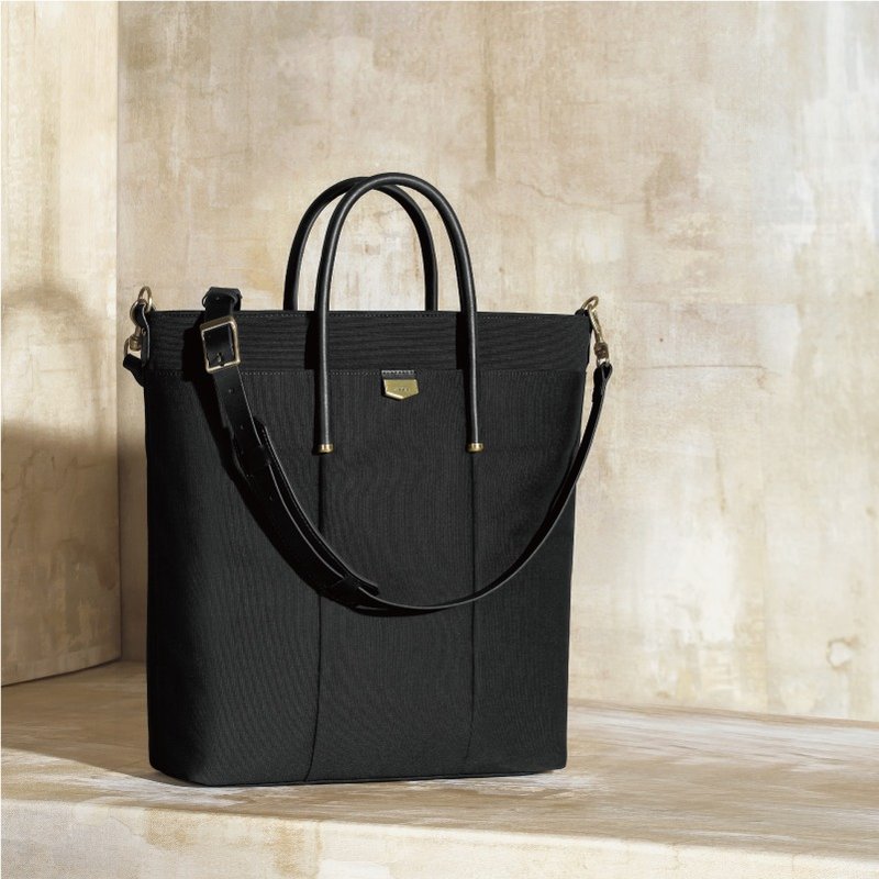 凯旋门长托特包-墨黑 - 手提包/手提袋 - 其他材质 黑色