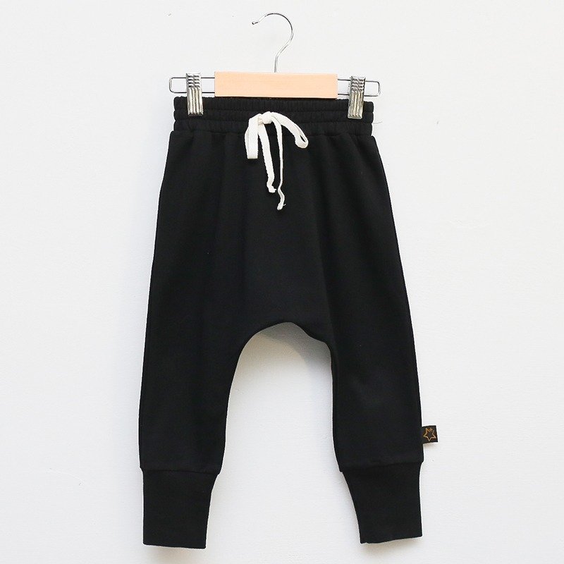 my little star 就是潮  有机棉飞鼠裤 - 其他 - 棉．麻 黑色