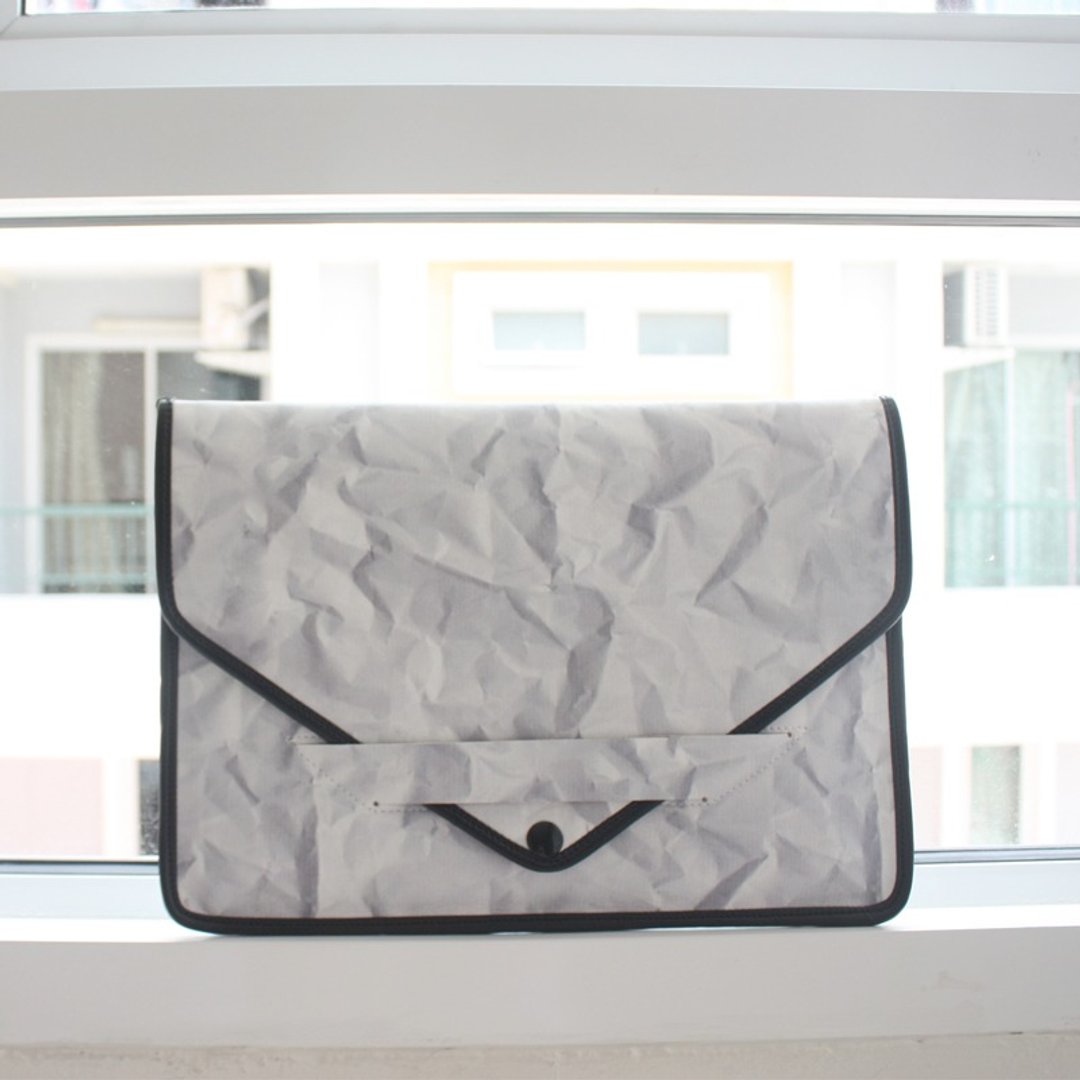 Paper clutch Bag - 其他 - 真皮 白色