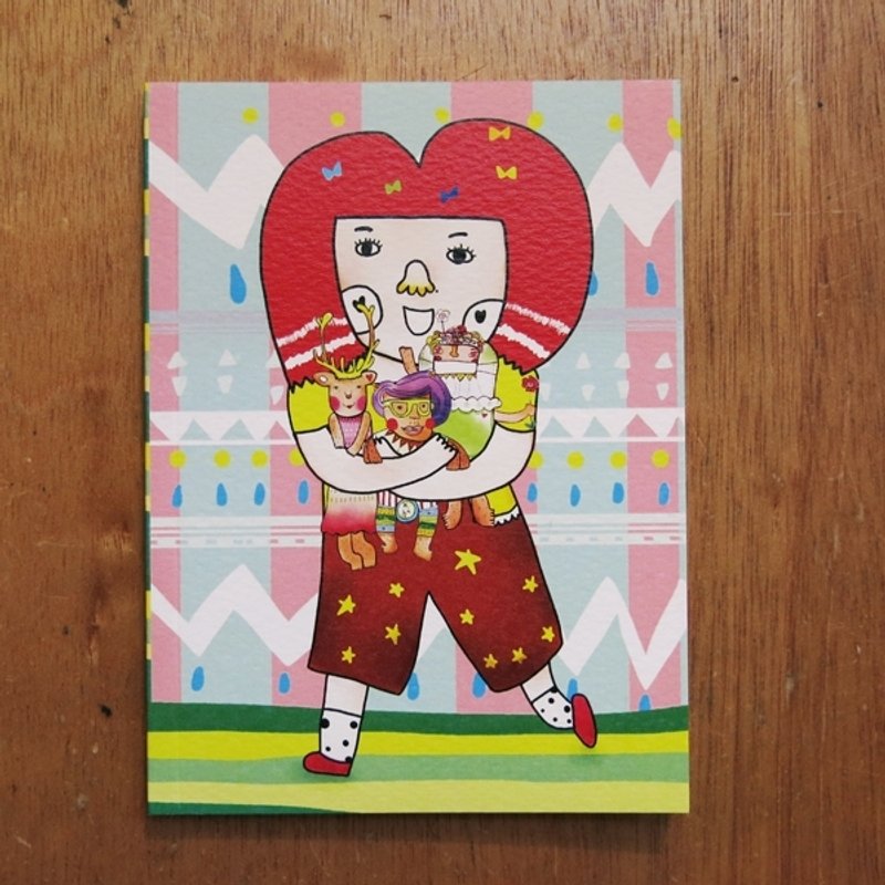 微型格线内页笔记本-Together  我们在一起 - 笔记本/手帐 - 纸 红色