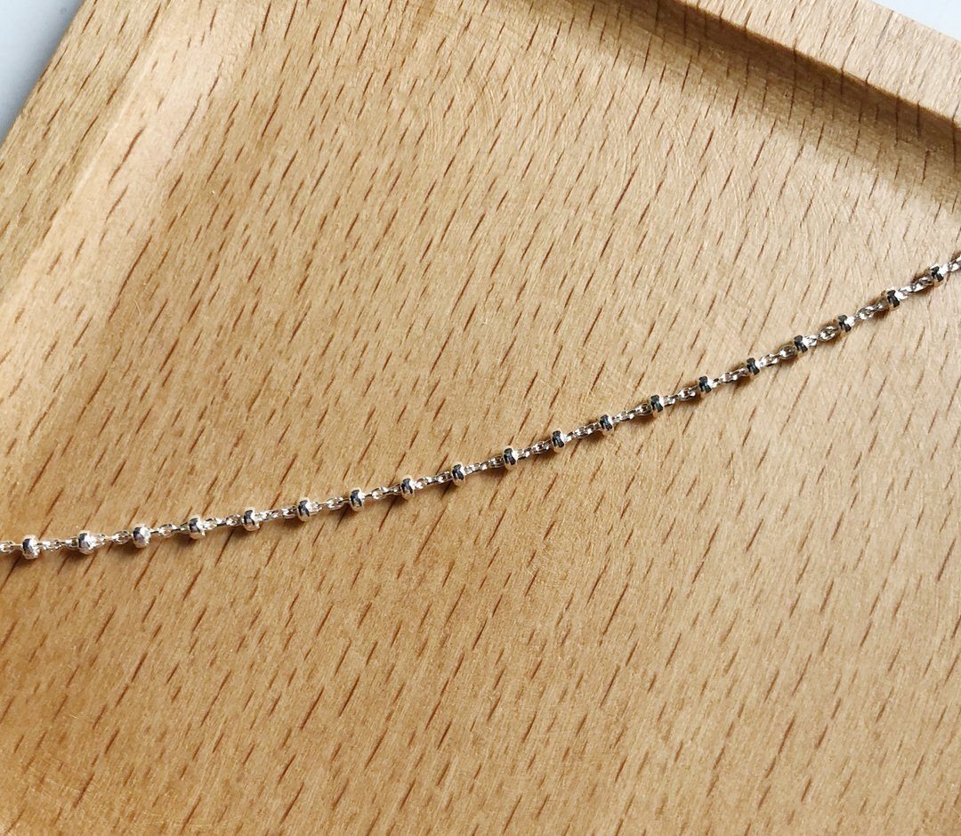 ~ 纯银项链 - 16~18寸 变化款 / novtzu ~ - 项链 - 纯银 银色