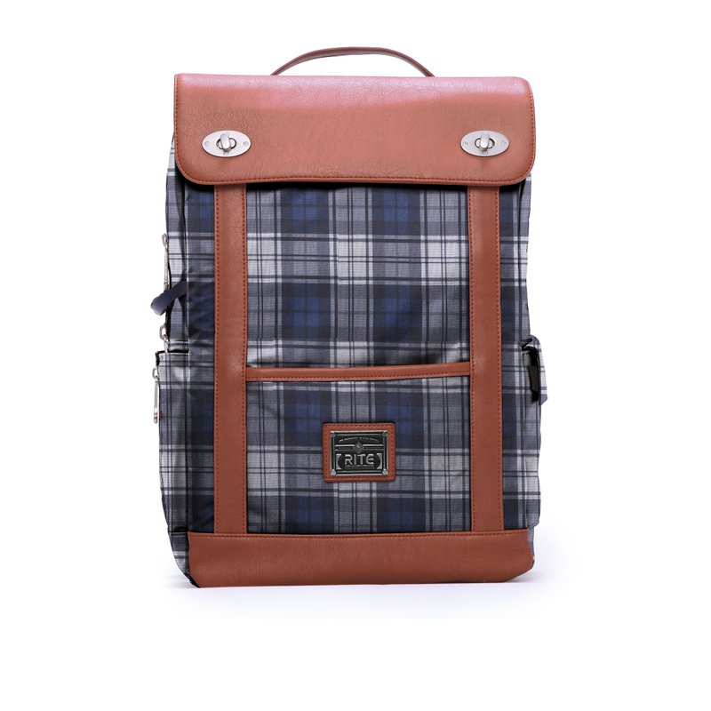 2015｜RITE攀越包FOUR-经典蓝格｜ - 后背包/双肩包 - 防水材质 蓝色